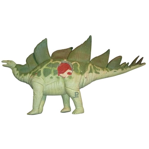 1990s Jurassic ParK 3pc T-Rex JP06 Stegosaurus JP07 Triceratops JP08 Vintage W/O - Picture 6 of 16